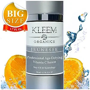 Simple Skincare List. Image is Kleem Organics Vitamin C Serum