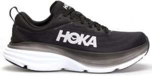 Hoka One One Shoe in Black and White